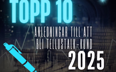 10 anledningar till att välja TellusTalk som leveratör